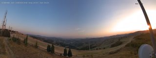 Monte Evangelo - Panoramica Sud - ore 20:00