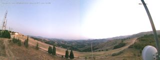 Monte Evangelo - Panoramica Sud - ore 21:00