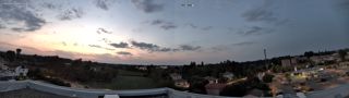 Correggio - Panoramica Nord - ore 20:00